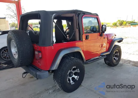 2004 Jeep Wrangler X z USA, uszkodzony, nr VIN 1J4FA39S14P739236